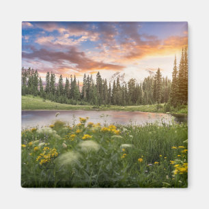 Tipsoo Lake of Mt. Rainier Magneet