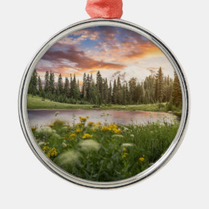 Tipsoo Lake of Mt. Rainier Metalen Ornament