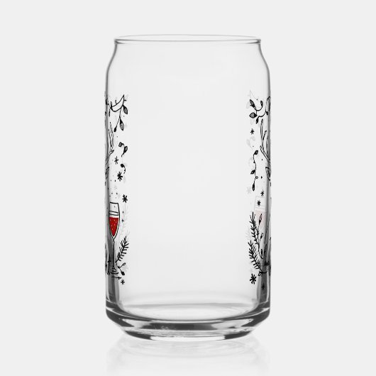 Tipsy and Bright Deer Blikvorm Glas (Rechts)