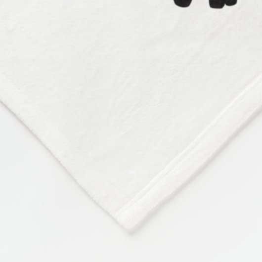 Tipsy and Bright Deer Fleece Deken (Hoek)