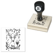 Tipsy and Bright Deer  Rubberstempel (Gestempeld)