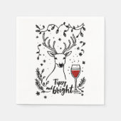 Tipsy and Bright Deer Servet (Voorkant)