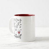 Tipsy and Bright Deer Tweekleurige Koffiemok (Voorkant links)