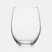 Tipsy and Bright Deer  Wijnglas Zonder Voet (Rechts)