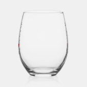 Tipsy and Bright Deer  Wijnglas Zonder Voet (Links)