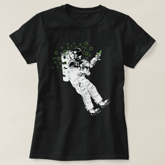 Tipsy Astronaut T-Shirt (Design voorkant)