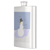 Tipsy de sneeuwman heupfles (Links)