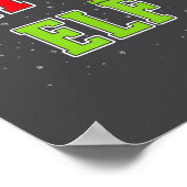 Tipsy Elf Christmas Family Matching Group Xmas  Poster (Hoek)