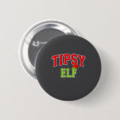 Tipsy Elf Christmas Family Matching Group Xmas  Ronde Button 5,7 Cm (Voorkant /achterkant)
