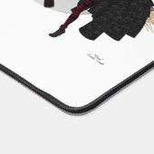 Tipsy heks op Flying Broom Desk Mat (Hoek)