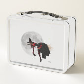 Tipsy heks op vliegende rugzak (Achterkant)