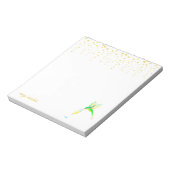 Tipsy Hummingbird Notepad Notitieblok (Linkerzijde)