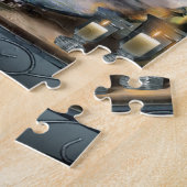 Tipsy kat puzzel. legpuzzel (Zijkant)