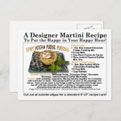 Tipsy Mocha Fudge Pudding Recept Briefkaart (Voorkant / Achterkant)