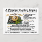 Tipsy Mocha Fudge Pudding Recept Briefkaart (Voorkant)