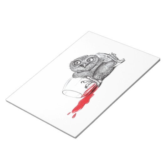 Tipsy Owl Notitieblok (Schuin)