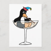 Tipsy Penguin Briefkaart (Voorkant)