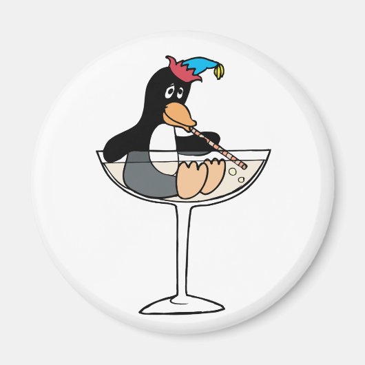 Tipsy Penguin Magneet (Voorkant)
