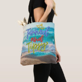 Tipsy Quote Ocean Beach Tote Bag (Dichtbij)