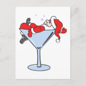 Tipsy Santa Briefkaart (Voorkant)