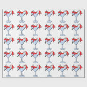 Tipsy Santa Cadeaupapier (Vlak)