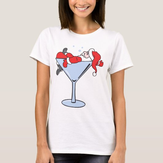 Tipsy Santa T-shirt (Voorkant)