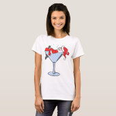 Tipsy Santa T-shirt (Voorkant volledig)