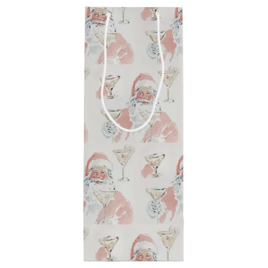 Tipsy Santa Wijn Cadeautas (Achterkant)
