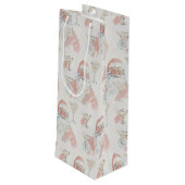 Tipsy Santa Wijn Cadeautas (Achterkant Gekanteld)