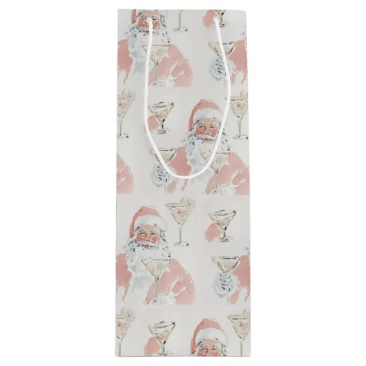 Tipsy Santa Wijn Cadeautas (Voorkant)