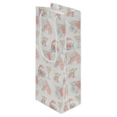 Tipsy Santa Wijn Cadeautas (Voorkant Gekanteld)