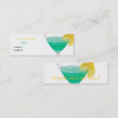 Tipsy Skinny Profile Card Mini Visitekaartje (Voorkant / Achterkant)