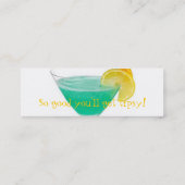 Tipsy Skinny Profile Card Mini Visitekaartje (Achterkant)