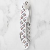 Tipsy Snowman Drink wijn Kurkentrekker (Achterkant)