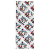 Tipsy Snowman Drink wijn Wijn Cadeautas (Achterkant)