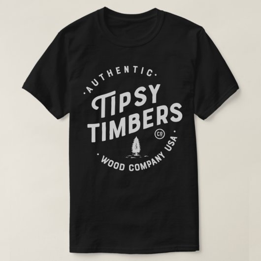 Tipsy Timbers Round Logo T-shirt Premium (Design voorkant)