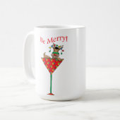 Tipsy-tini's rendier koffiemok (Voorkant links)