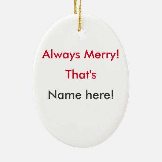 Tipsy-tini's rendiertje keramisch ornament (Achterkant)