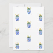 Tipsy & Toasty Christmas Party Bubbly Glass Kaart (Achterkant)