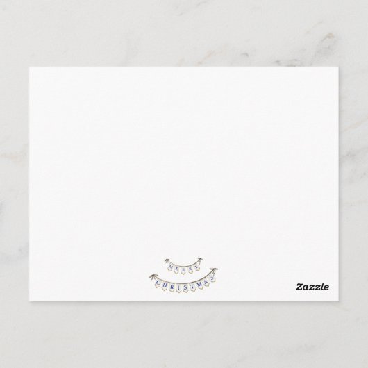 Tipsy & Toasty Kerstfeest uitnodiging (Achterkant)