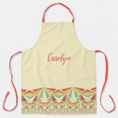 Tipsy Triangles  Kleuren - gepersonaliseerd Schort (Voorkant)