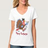 Tipsy Turkey (Martini) - Na afloop T-shirt (Voorkant)