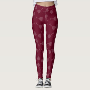 Tipsy Wine Glans Leggings