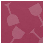 Tipsy Wine Glans Stof (Close Up)