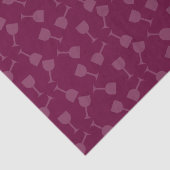 Tipsy Wine Glans Tissuepapier (Detail)