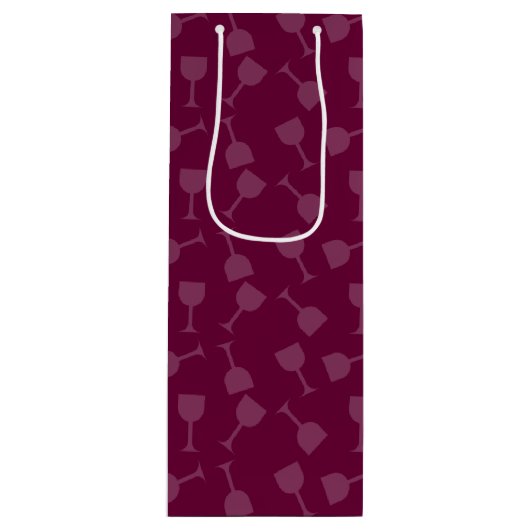 Tipsy Wine Glans Wijn Cadeautas (Voorkant)