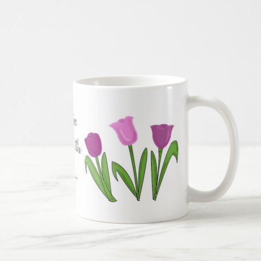 Tipteen door de tulpen koffiemok (Rechts)