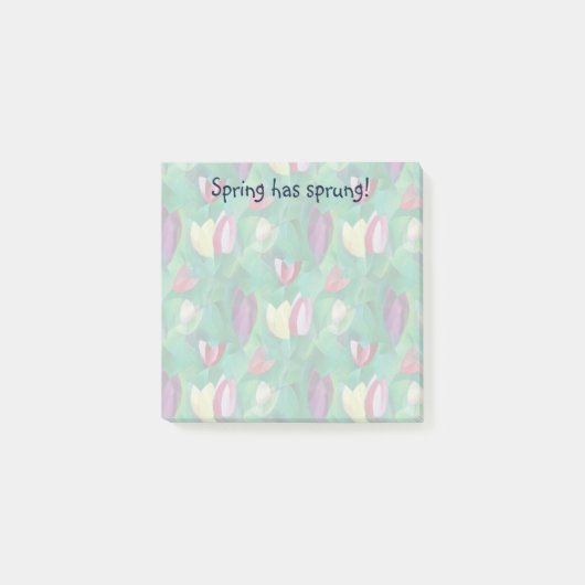 Tiptoe door de Tulpen Post-it® Notes (Voorkant)