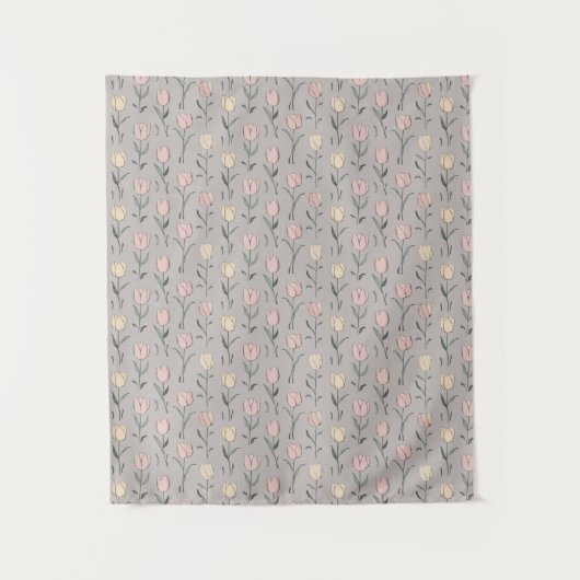 "Tiptoe door de tulpen" Wandkleed (Voorkant)