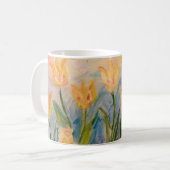 Tiptoeing door de tulpen koffiemok (Voorkant links)